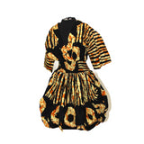 Ankara Print Balloon Dress
