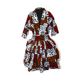 Ankara Print Balloon Dress