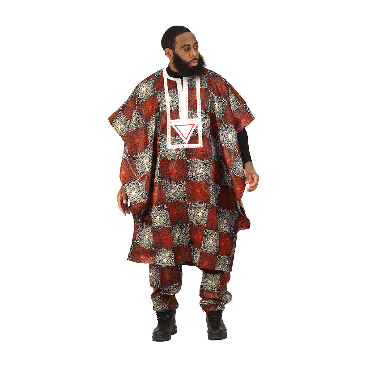 Embroidered Grand Boubou Pant Set