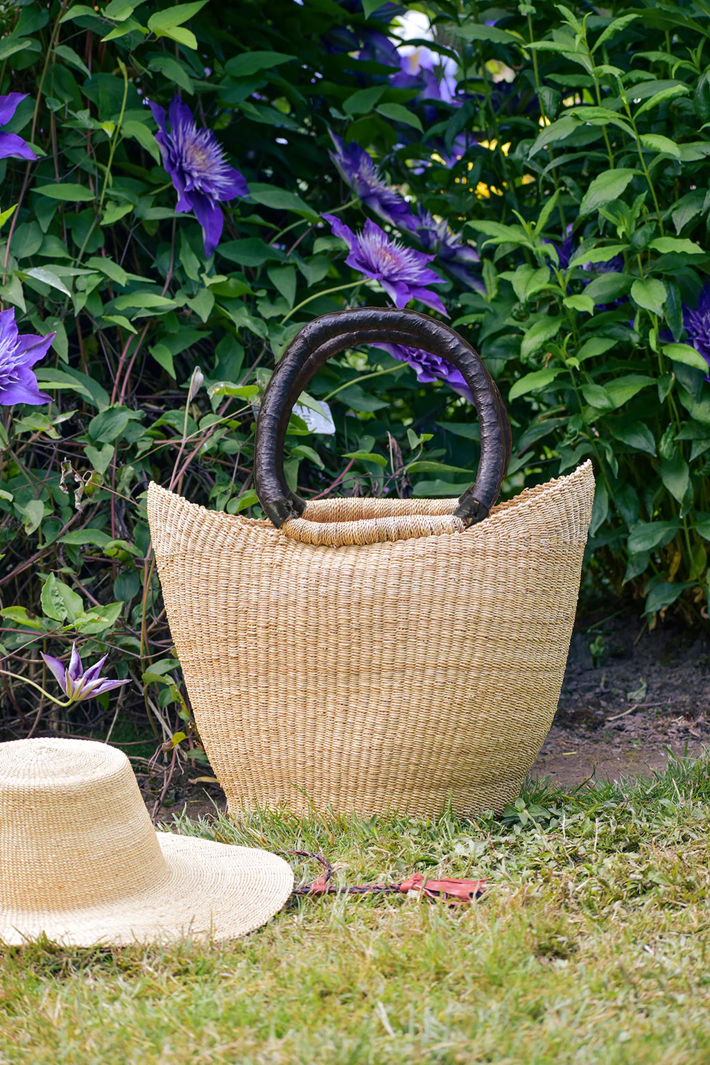 The Bolga Wing Shopper - Natural & Black