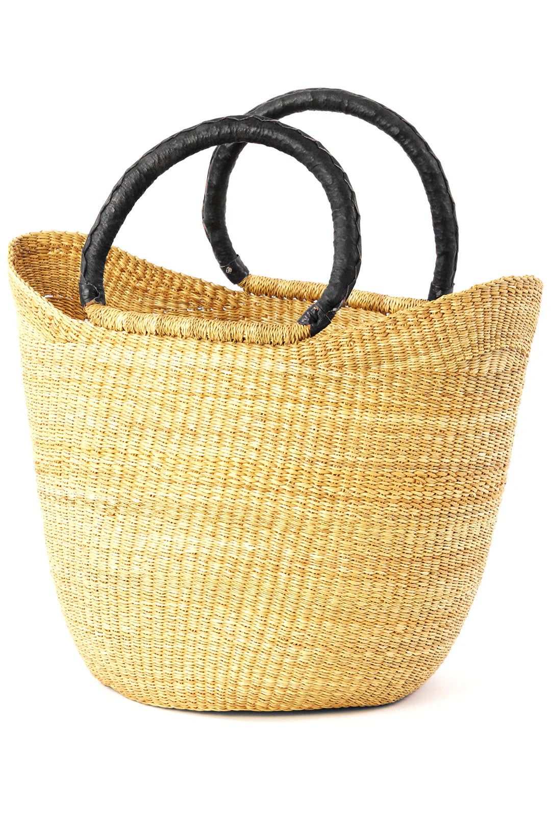 The Bolga Wing Shopper - Natural & Black